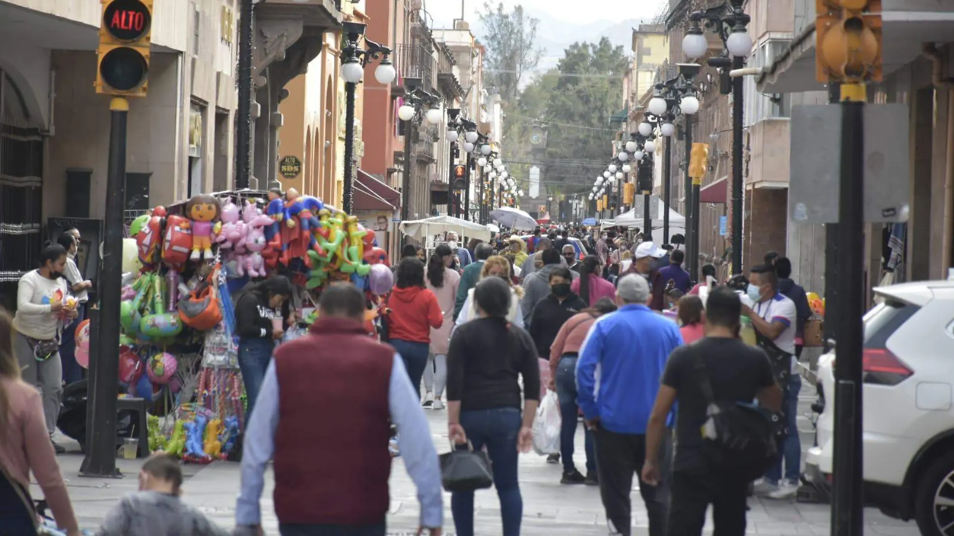 movilidad gentio centro multitud